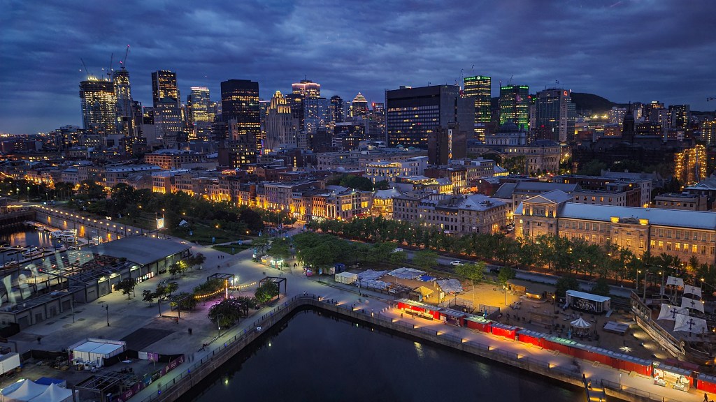 Montreal Skyline from Observation Wheel