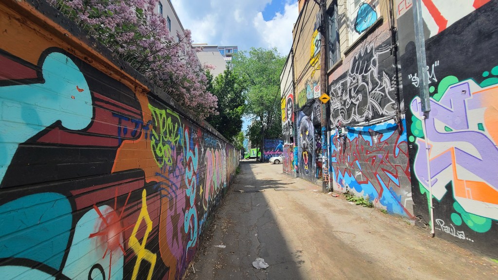 Graffiti Alley in Toronto