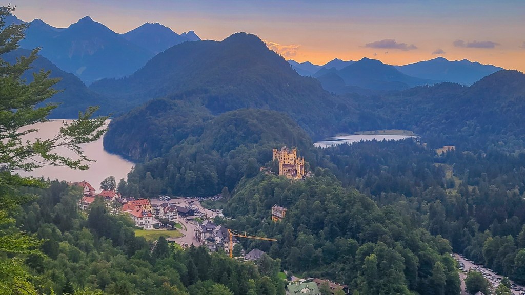 Hohenschwangau Castle Panoramic view Schwangau