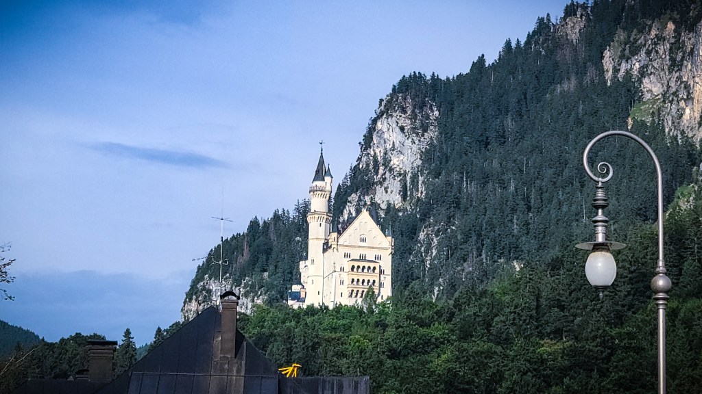 Neuschwanstein Castle view from Alpseestraße
