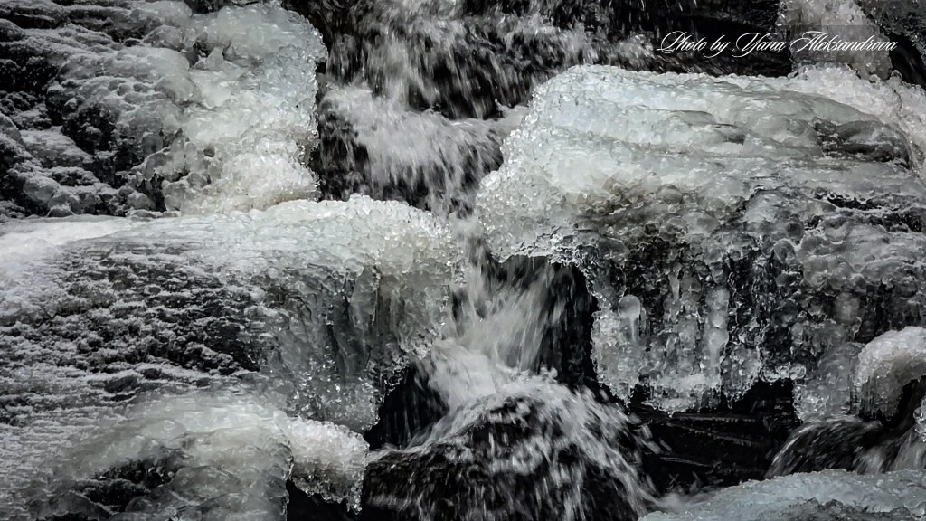Frozen Beauty of Webber Lake Falls