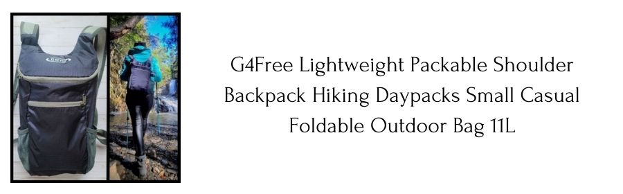 G4Free Lightweight Packable Shoulder Backpack Hiking Daypacks Small Casual Foldable Outdoor Bag 11L