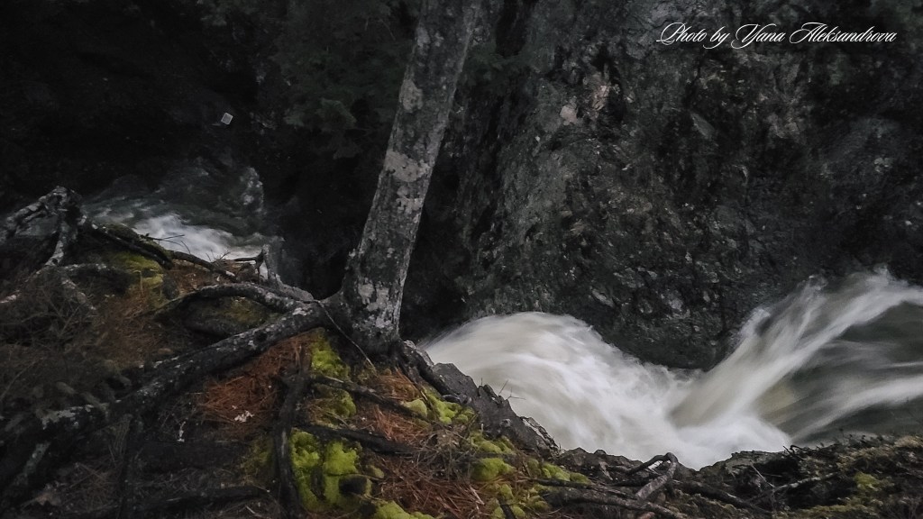 At the top of Drysdale Falls photo