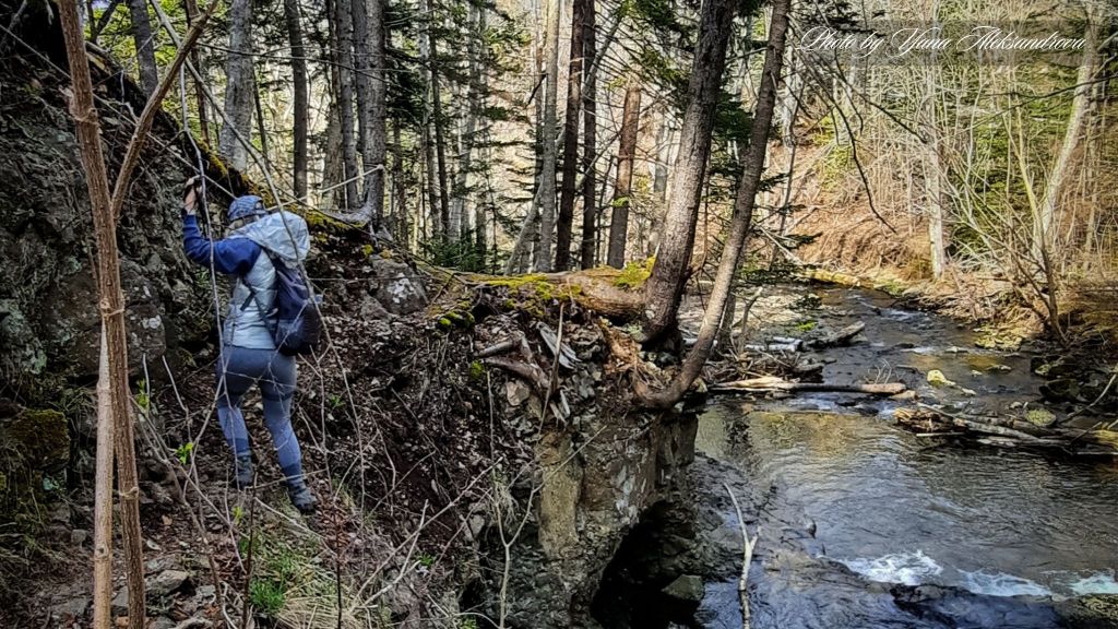 Church Vault Brook Falls trail photo