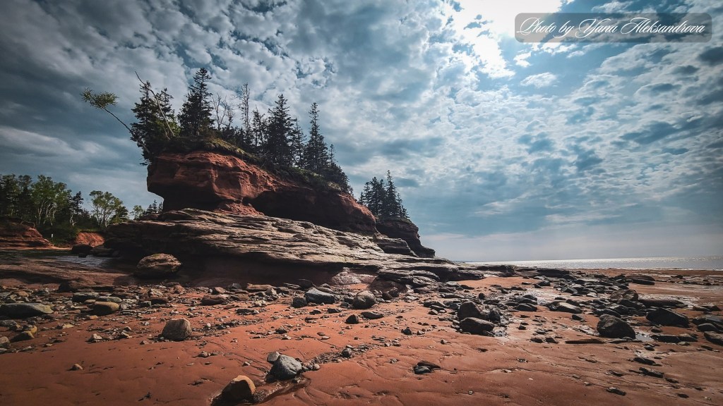 Burntcoat Head Park during low tide, Nova Scotia, Canada