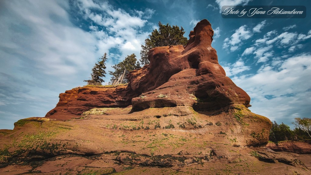 Burntcoat Head Park during low tide, Nova Scotia, Canada