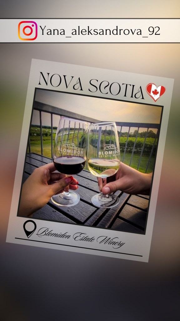 Wine tasting at Blomidon Estate Winery, reel