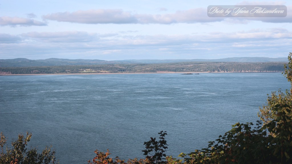 Minas Basin view, Cape Split trail, NS, Canada photo