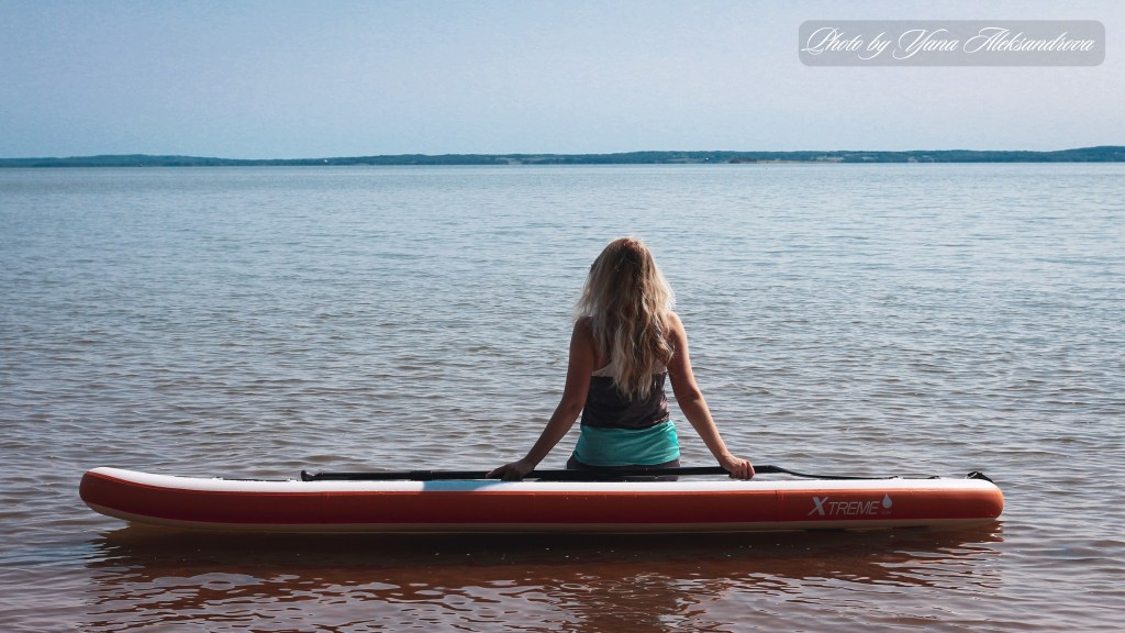 Kingsport Beach at high tide, Nova Scotia, Canada photo