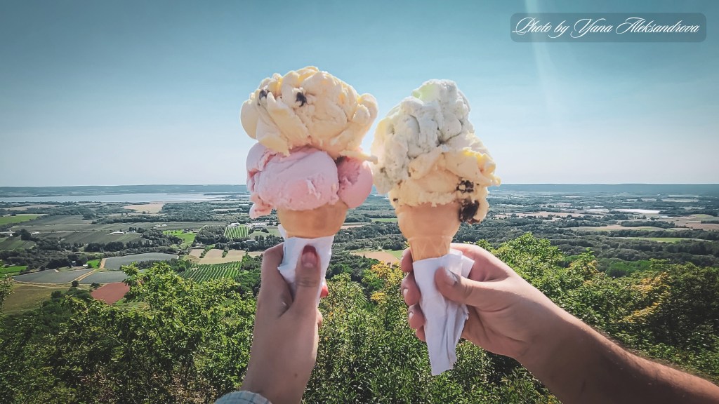 Ice Cream, Blomidon Look-Off, NS, Canada, photo