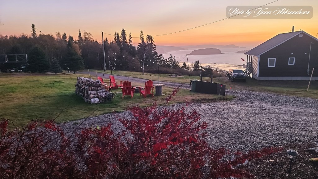 Stunning sunrise from Airbnb Cottage