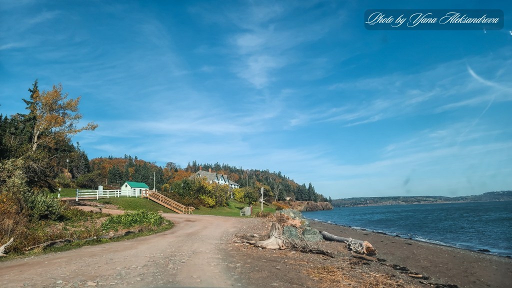 Beach by House By-The-Sea Museum, Parrsboro, Nova Scotia