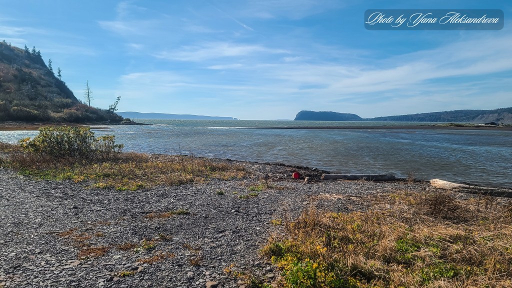 Beach view by House By-The-Sea Museum, Parrsboro, Nova Scotia