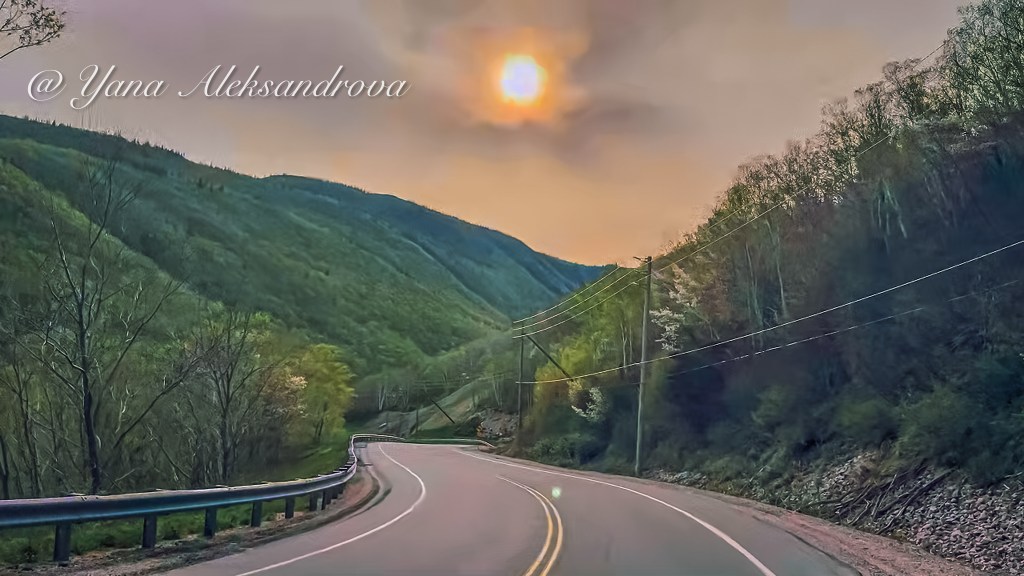 Photo of Cabot Trail views from the road