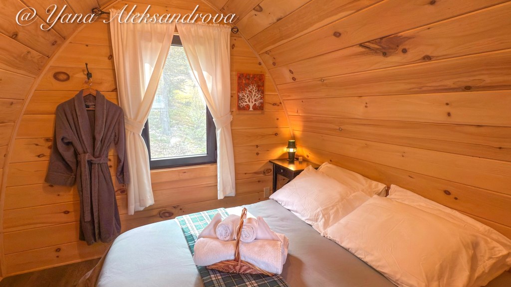 Photo of Hummingbird Pod at Sally's Brook Wilderness Cabins Retreat, Englishtown, Cape Breton