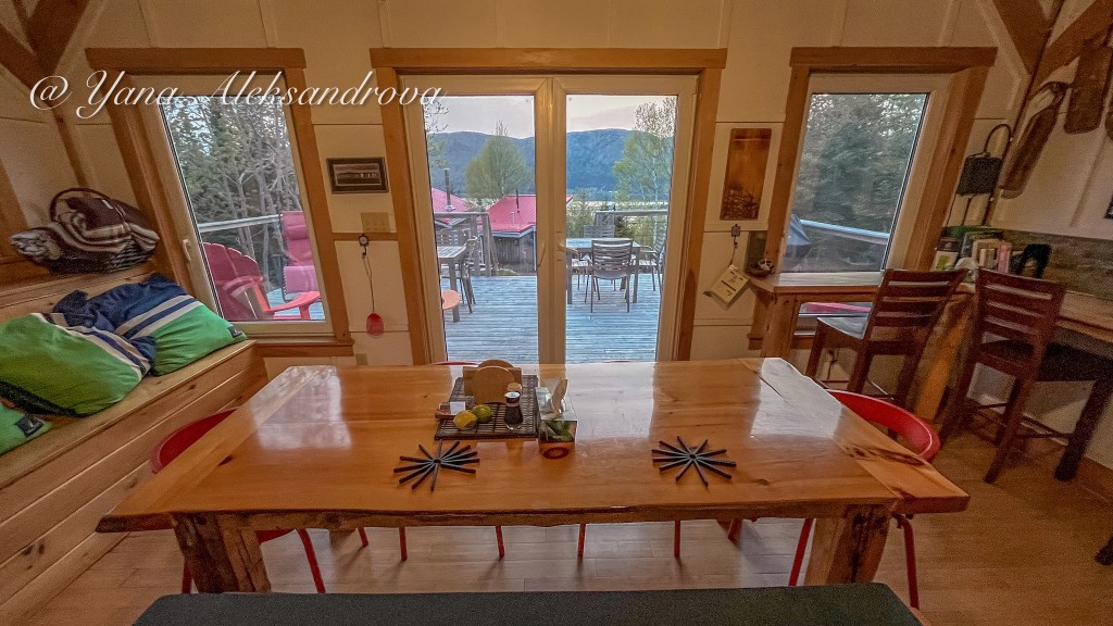 Photo of cookhouse at Sally's Brook Wilderness Cabins Retreat, Englishtown, Cape Breton