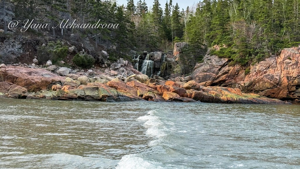 Black Brook Cove Beach and Still Brook Waterfall, Cabot Trail photo