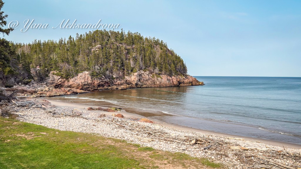 Black Brook Cove Beach and Still Brook Waterfall, Cabot Trail photo