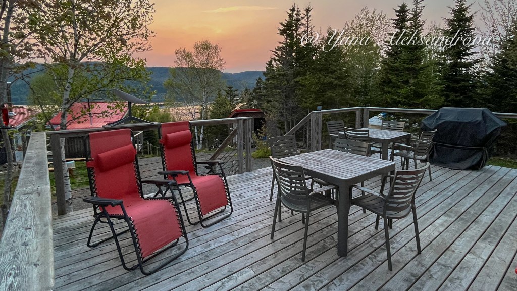 Photo of cookhouse at Sally's Brook Wilderness Cabins Retreat, Englishtown, Cape Breton