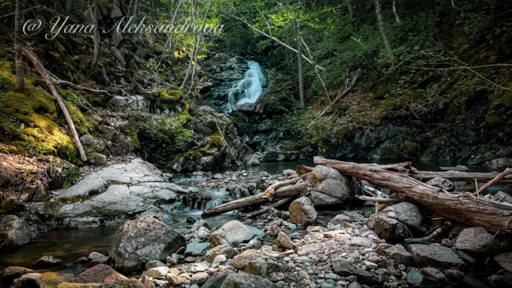 McIntosh Brook Waterfall Cape Breton Highlands National Park Photo