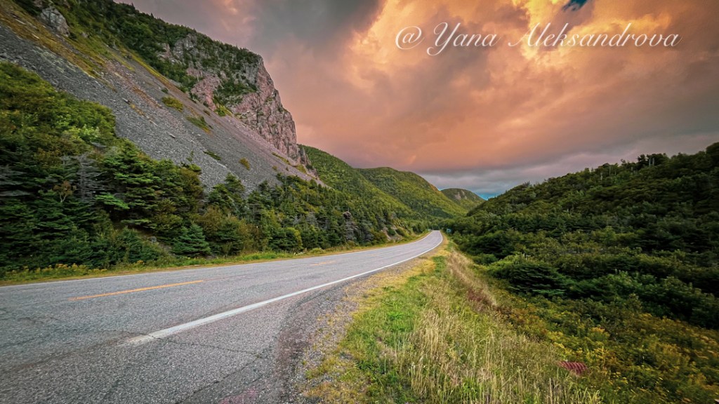 Cabot Trail, Cape Breton Island, Nova Scotia, Canada. Photo